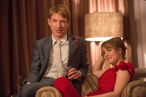 Domhnall Gleeson and Rachel McAdams in About Time released in 2013 and written and directed by Richard Curtis.
